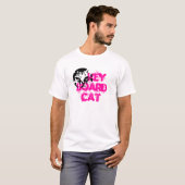 T-shirt Chat de clavier - pièce en t de pochoir (Devant entier)
