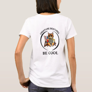 T-shirt Chat de dessin animé côtier déguisé – Soyez Cool