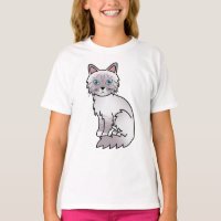Chat de dessin animé Lilac Point Tabby Birman / Ra