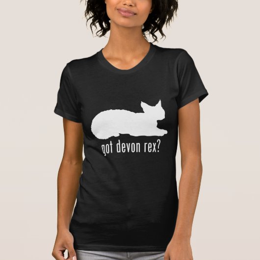 T-shirt Chat de Devonshire Rex (Devant)