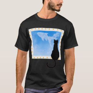 T-shirt Chat de dos (Version diurne)