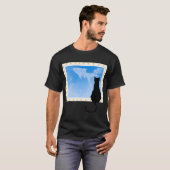 T-shirt Chat de dos (Version diurne) (Devant entier)