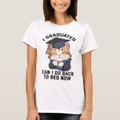 T-shirt Chat de fin d'études (Devant)