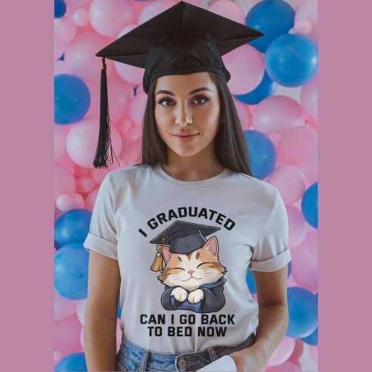 T-shirt Chat de fin d'études