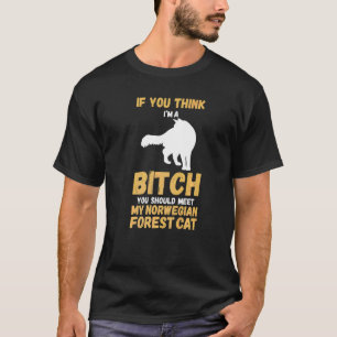 T-shirt Chat de forêt norvégienne