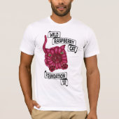 T-shirt Chat de framboise sauvage (Devant)