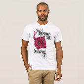 T-shirt Chat de framboise sauvage (Devant entier)
