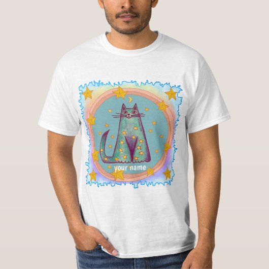 T-shirt Chat de frontière (Devant)