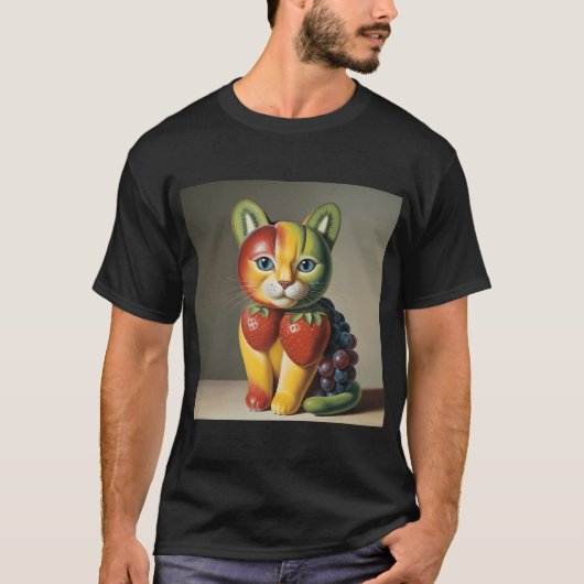 T-shirt Chat de fruit (Devant)