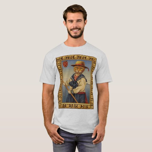 T-shirt Chat de gondole ! (Devant entier)