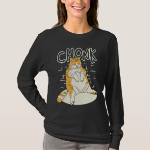T-shirt Chat de graisse Chonk Échelle Chonky Chubby Kitten