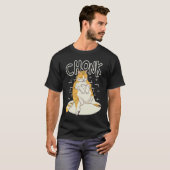 T-shirt Chat de graisse Chonk Échelle Chonky Chubby Kitten (Devant entier)