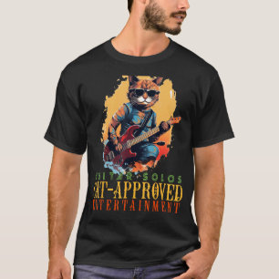T-shirt Chat de guitare électrique cool pour Riffs et Rock