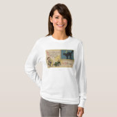 T-shirt Chat de Halloween GreetingBlack (Devant entier)