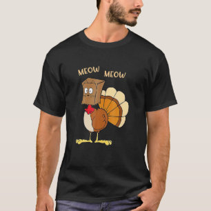 T-shirt Chat de Hanksgiving Faux Chat Miaou Miaou Hanksgiv