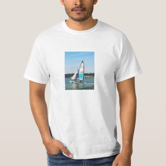 T-shirt Chat de Hobie naviguant loin (Devant)