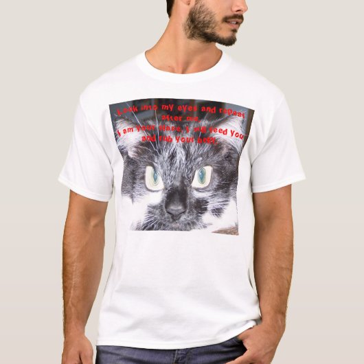 T-shirt chat de hypno (Devant)