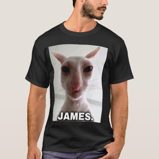 T-shirt Chat de James (Devant)
