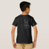 T-shirt Chat de joueur roux (Dos entier)