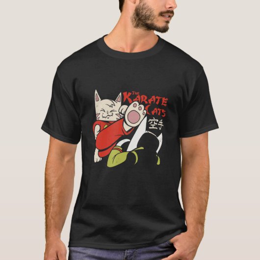 T-shirt Chat de karaté (Devant)