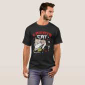 T-shirt Chat de karaté (Devant entier)