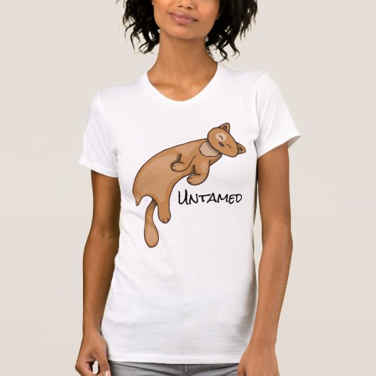 T-shirt Chat de Kitty Chat à Dormir Mignonne (Devant)