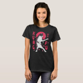 T-shirt Chat de Kung Fu (Devant entier)