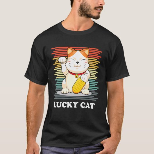 T-shirt Chat de la Chance Maneki Neko (Devant)