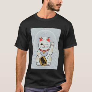 T-shirt Chat de la Chance Maneki Neko Fortune Japonaise Ch