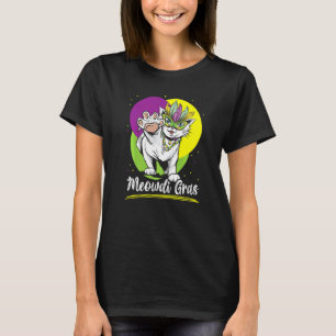 T-shirt Chat de la Gras Meowdi Mardi Gras La Nouvelle-Orl
