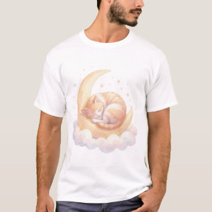 T-shirt Chat de la Lune Dormante 🌙🐱