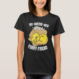 T-shirt Chat de la partie de réchauffement du foyer