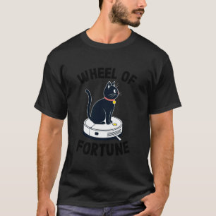 T-shirt Chat de la Roue de la Fortune Blague Aspirateur Ro