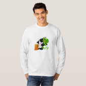 T-shirt Chat de la Saint Patrick (Devant entier)