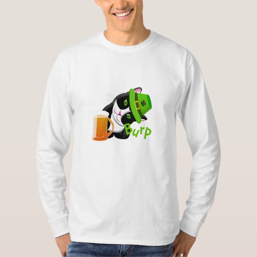 T-shirt Chat de la Saint Patrick (Devant)