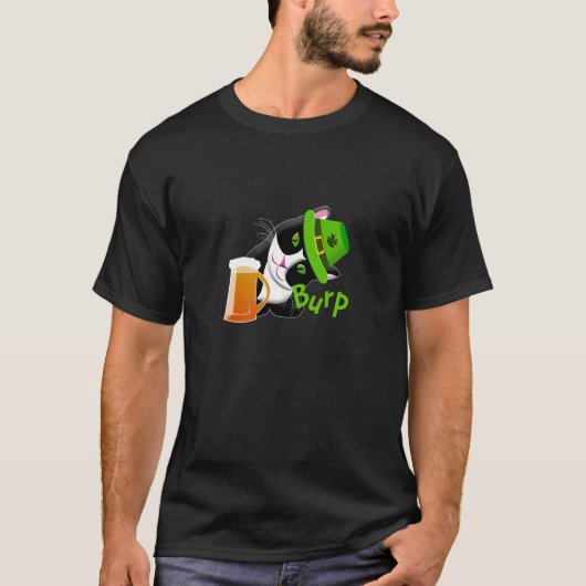 T-shirt Chat de la Saint Patrick (Devant)