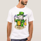 T-shirt Chat de la Saint Patrick (Devant)