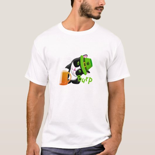 T-shirt Chat de la Saint Patrick (Devant)