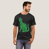 T-shirt Chat de la Saint-Patrick Trèfle Saint-Patty Femmes (Devant entier)