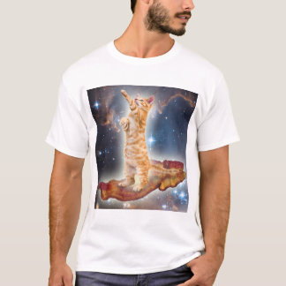 T-shirt Chat de lard dans l'espace
