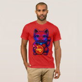 T-shirt Chat de l'argent Maccaronin (Devant entier)