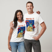 T-shirt Chat de l'astronaute de Trippy (Unisexe)