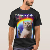 T-shirt Chat de l'espace (Devant)