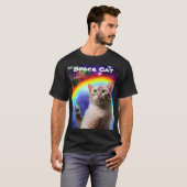 T-shirt Chat de l'espace (Devant entier)