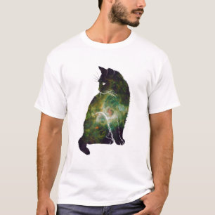 T-shirt Chat de l'espace