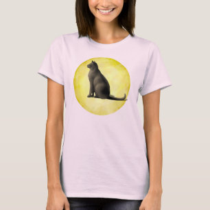 T-shirt Chat de lune