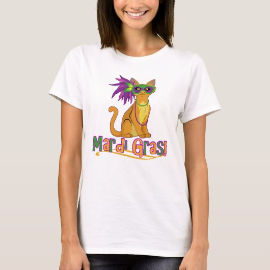 T-shirt Chat de mardi gras (Devant)