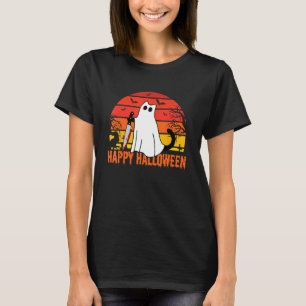 T-shirt Chat de meurtre drôle Chat noir Meurtrier avec cou
