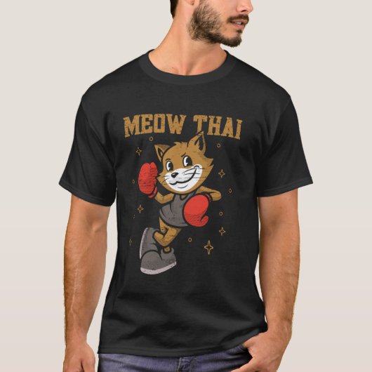 T-shirt Chat de Muay Thai (Devant)