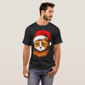 T-Shirt chat de Noël (Devant entier)